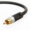 Mediabridge Ultra Series - Dual Shielded Digital Audio Video Cable - RCA to RCA Gold Plated Pro Grade Connectors-6 Feet