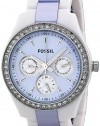 Fossil Women's ES2803 Stella Purple Dial Watch