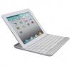 iXCC Aluminum Bluetooth Keyboard Case for Apple iPad 2 and iPad 3 -the New iPad (Silver with White Keys)