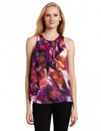 Vince Camuto Women's Sleeveless Rainbow Abstract Blouse