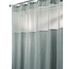 InterDesign Niko Shower Curtain, Mineral