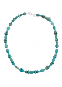 Barse Sterling Silver Single Strand Turquoise Necklace