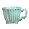 Vietri Incanto Aqua Stripe Mug 3.75 in H, 10oz (Set of 4)