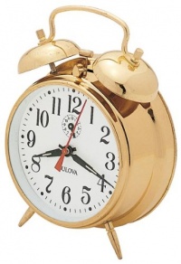 Bulova B8124 Bellman Clock, Brass Finish