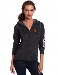 MLB San Francisco Giants Steppin' Up Full Zip Marled Fleece Hoodie Women's