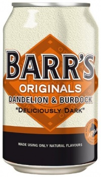 Barrs Originals Soft Drink, Dandelion & Burdock, 330 ml Cans (Pack of 24)