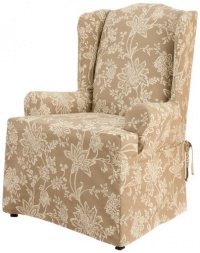 Sure Fit 181026246_COCA Verona Wing Chair Slipcover, Cocoa