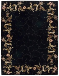 Nourison Rugs Julian Collection JL46 Black Rectangle 8' x 11' Area Rug