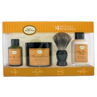 THE 4 ELEMENTS OF THE PERFECT SHAVE - LEMON ( Pre Shave Oil+ Shave Crm+ A/S Balm+ Brush ) 4pcs