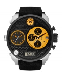 Never lose a second with this multifunctional watch by Diesel.