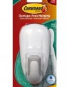 Command Bathroom Hook with Water-Resistant Strips, 1-Hook, 2-Strip