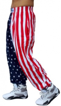 F500 Best Form American Flag Pants