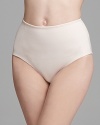 Not only does this panty make you look fabulous, with its crisp shaping and slimming silhouette, it feels fabulous, since it's made from high gauge cotton. Style #1435