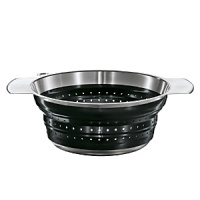 For rinsing vegetables, draining pasta and more, the stainless steel Rösle colander is a durable kitchen essential.