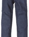 Grindz Boys Slim Fit Blue Padded Denim Jeans (Size 7)