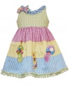 Rare Editions Baby-Girls Infant Colorblock Seersucker Dress