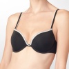 Calvin Klein Women's Naked Glamour Push Up Bra, Black, 36A