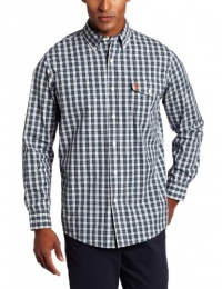 U.S. Polo Assn. Men's Plaid Yarn Dyed Poplin Shirt