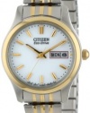 Citizen Women's EW3154-90A Eco-Drive Flexible Band Two-Tone Watch