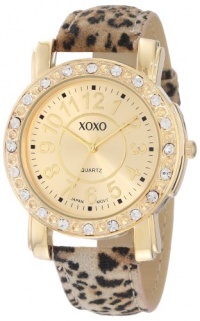 XOXO Women's XO3367 Leopard Patterned Strap Watch