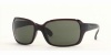 Ray Ban Sunglasses RB 4068 601/58 Glossy Black/Polarized Crystal Green, 60mm