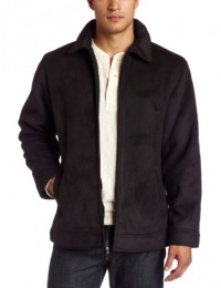 Nautica Men's Faux Shearling Sherpa Collar Jacket