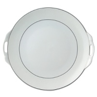 Bernardaud Dune Round Cake Plate with Handles