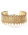 Get statement cool with this tribal-inspired feather cuff from House of Harlow 1960.