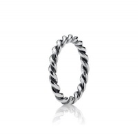 925 Sterling Silver Pandora Match Twist Ring Size 9