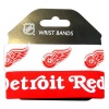 NHL Detroit Redwings Silicone Rubber Bracelet Set, 2-Pack