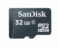 SanDisk microSDHC 32GB Flash Memory Card, Black, SDSDQM-032G-B35 (Retail Packaging)