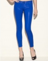 GUESS Power Skinny Blue Coated Jeans