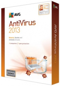 AVG Anti-Virus 2013 - 3 Users 1 Year