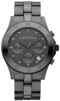 Marc by Marc Women's MBM3103 Black Stainless-Steel Quartz Watch with Black Dial