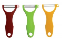 Swissmar Swiss Trio Peeler Set, Brown, Green and Yellow