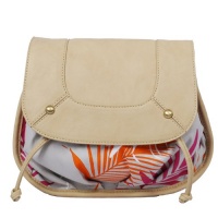 Vieta Callie Palm Leaf Printed Satchel Crossbody Handbag Purse, Colors Available