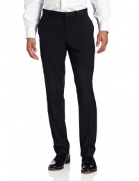 Perry Ellis Men's Slim Fit Fine Stripe Flat Front Pant