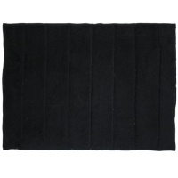 Carnation Home Fashions 17-Inch by 24-Inch Memory Foam Bath Mat, Black