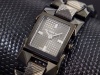 Burberry Black Metallic Pyramid Nova Check Plaid Bracelet Ladies Watch BU5363