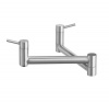 Blanco 441195 Cantata wall Mounted Pot Filler, Satin Nickel