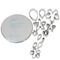 Ateco 12 Piece Stainless Steel Flower & Leaf Cutter Set