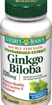 Nature's Bounty Ginkgo Biloba 120mg, 100 Capsules