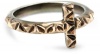 House of Harlow 1960 Rose Gold-Plated Faceted Metal Cross Stack Ring, Size 7