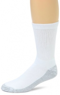 Magnum DC-2 Steel Toe Cotton Crew Sock, 3 Pair Pack (White)