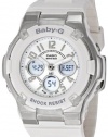 Casio Women's BGA100-7BCR Baby-G White Analog Digital Watch