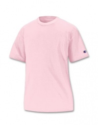 Champion T435 Youth Tagless T-Shirt - Pale Pink - Medium