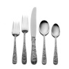 Kirk Stieff Repousse 5-Piece Sterling Silver Flatware Place Set, Service for 1