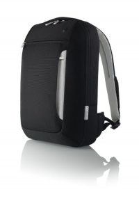 Belkin Slim 15 Notebook Polyester Backpack, Black/Light Gray