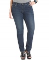 Partner the season's hottest tops with DKNY Jeans' plus size skinny jeans-- they're must-haves for your casual wardrobe. (Clearance)