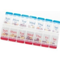 Ezy Dose Xl Am/pm Push Button Pill Reminder - 7 Day